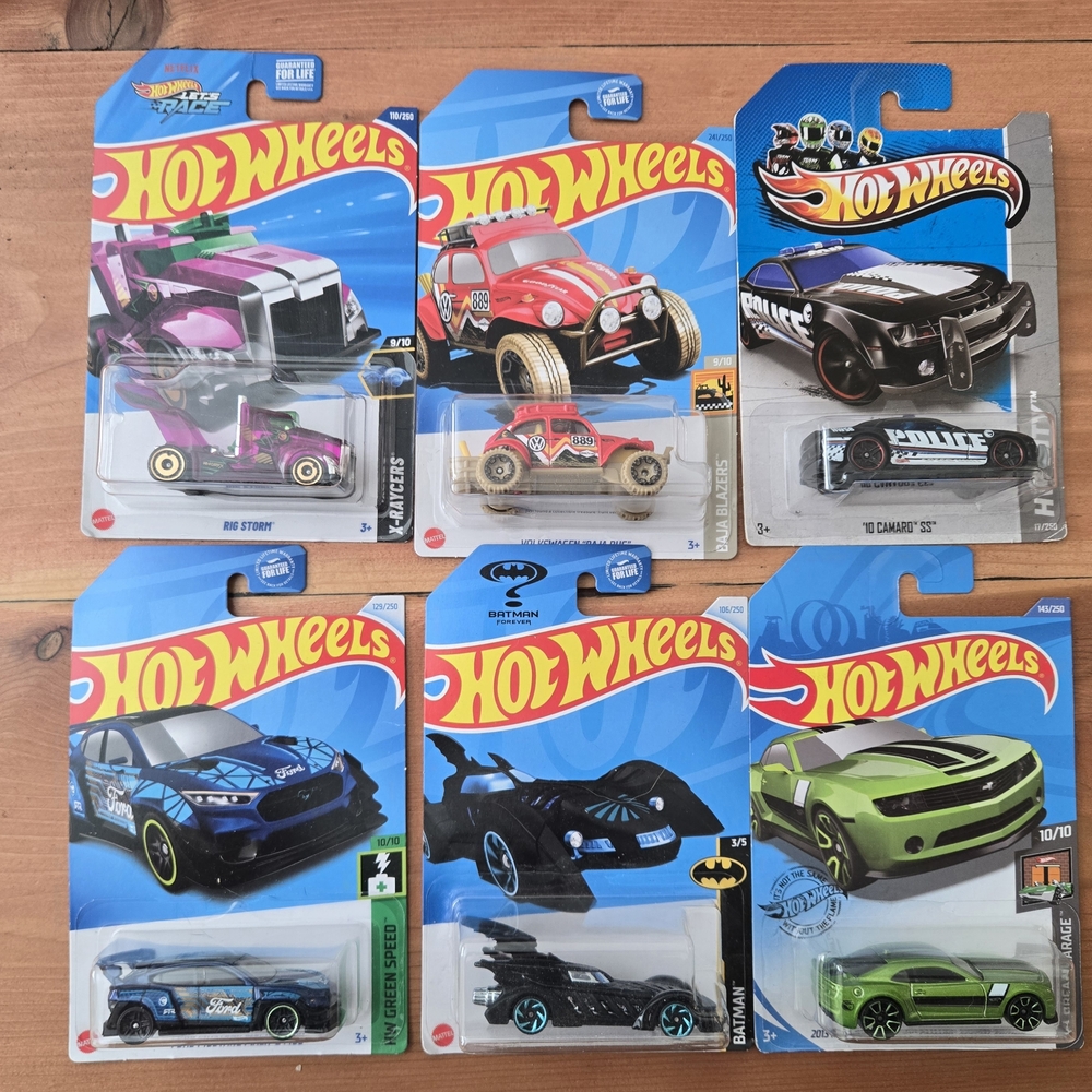 Hot Wheels Treasure Hunt Lot Of 6